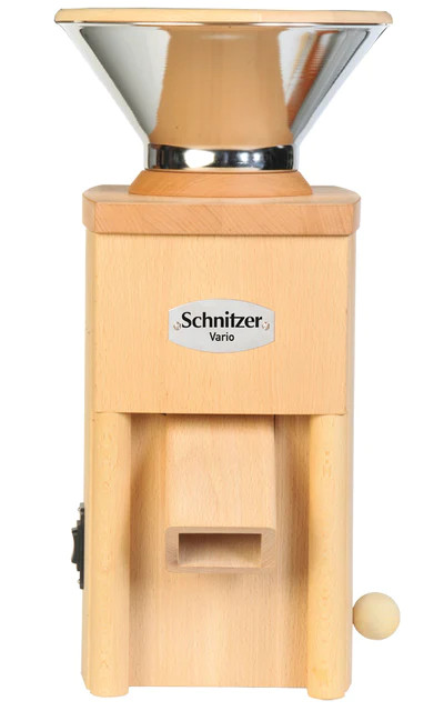 Kombimühle Schnitzer VARIO mit Edelstahltrichter 